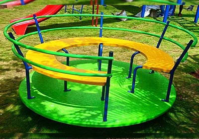 Revolving seating merry go round for kids in bandra