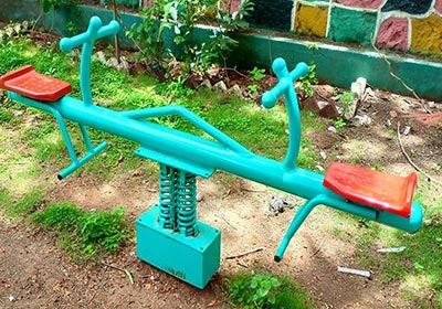 Spring see saw for small kids